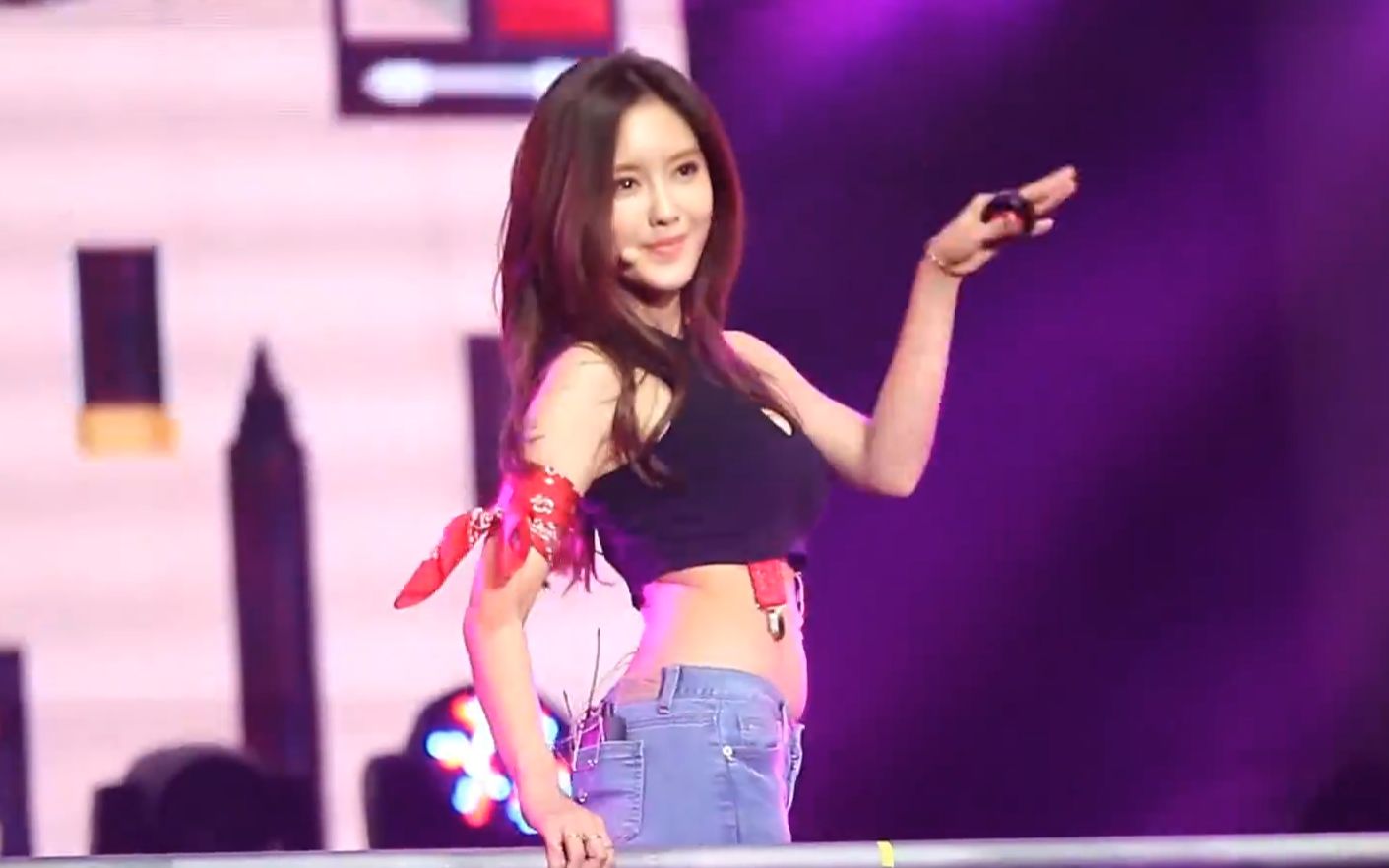 [图]性感好身材 T-ara朴孝敏 Hyomin Nice body 高清竖屏