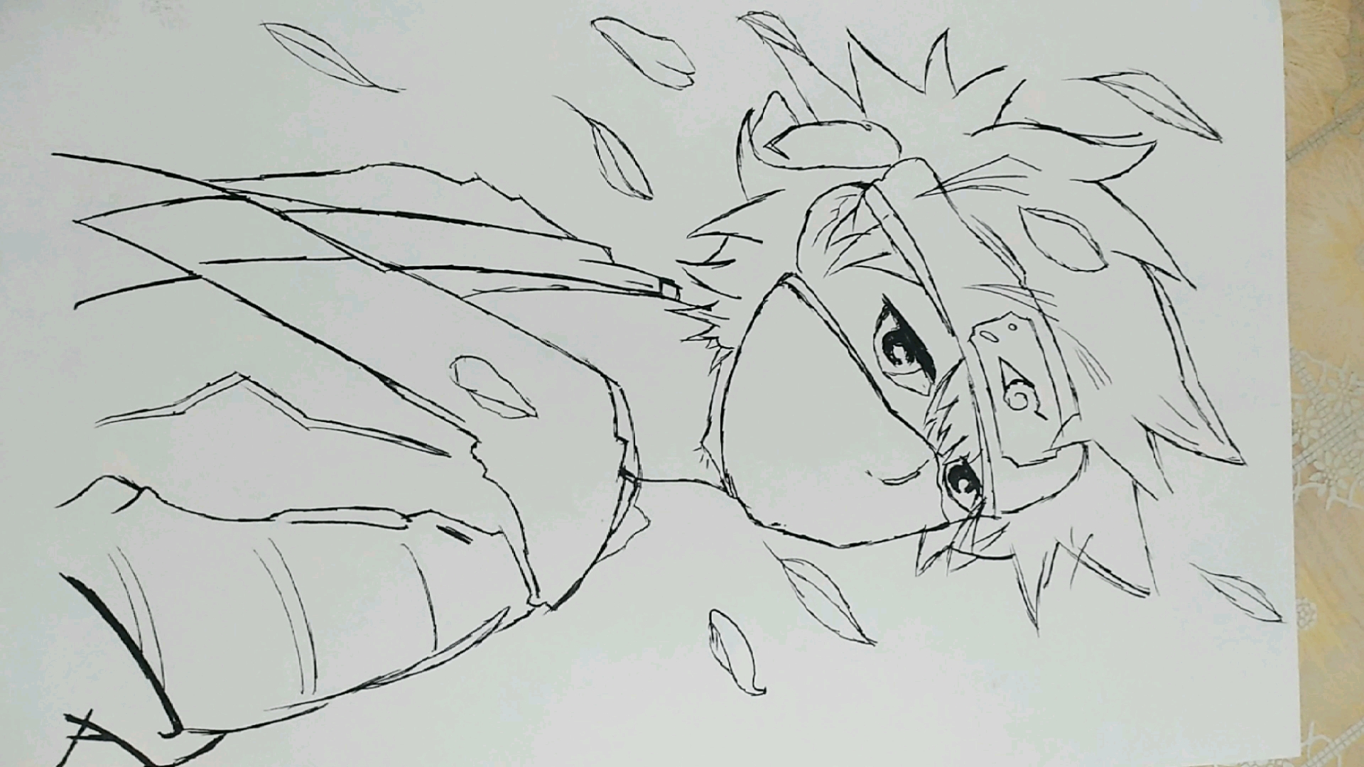 卡卡西,自创三次成画