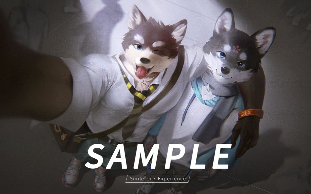 【板绘】Furry 兽人 犬与狼兽人(绘制过程)原20小时哔哩哔哩bilibili