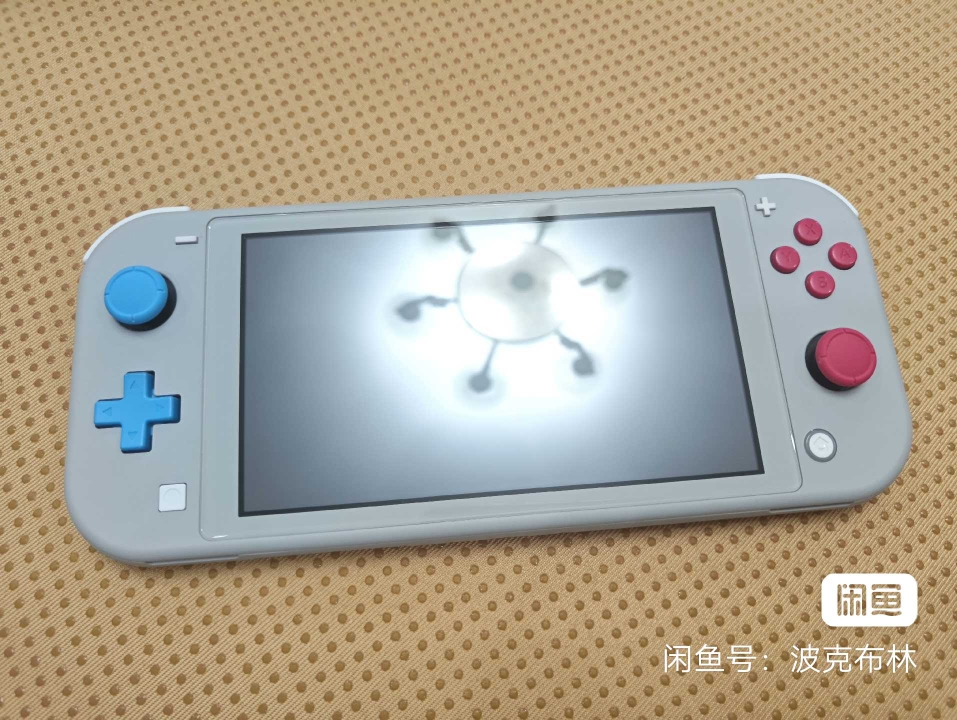 switchlite剑盾硬破日版128 950出带充电线和收纳盒