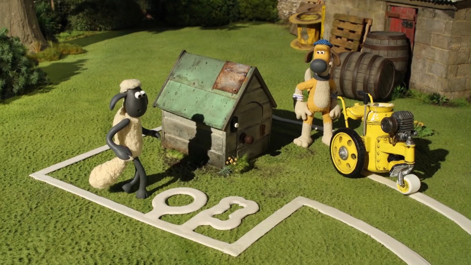 【小羊肖恩】卡通Shaun the Sheep《Arts & Crafts》动画电影可爱治愈小羊定格动画哔哩哔哩bilibili