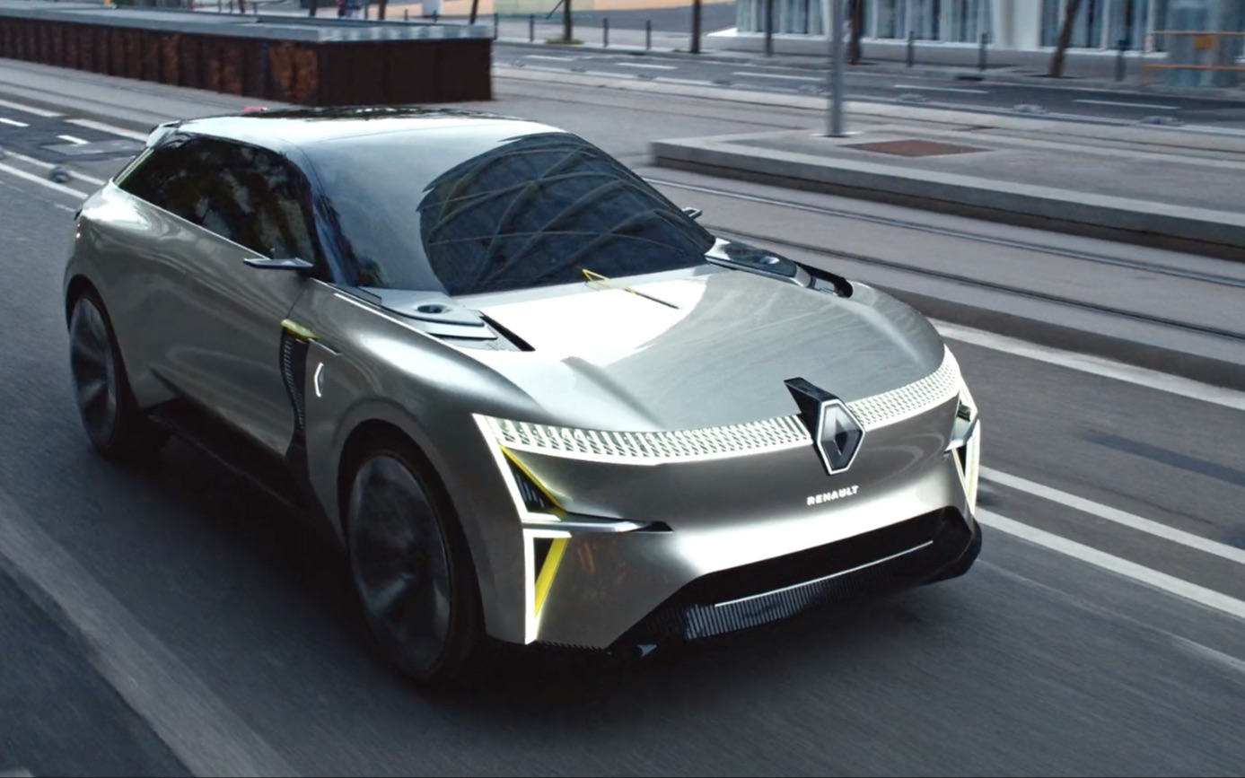 雷诺新能源概念suv morphoz广告片 未来感设计参考学习 年轻人开车
