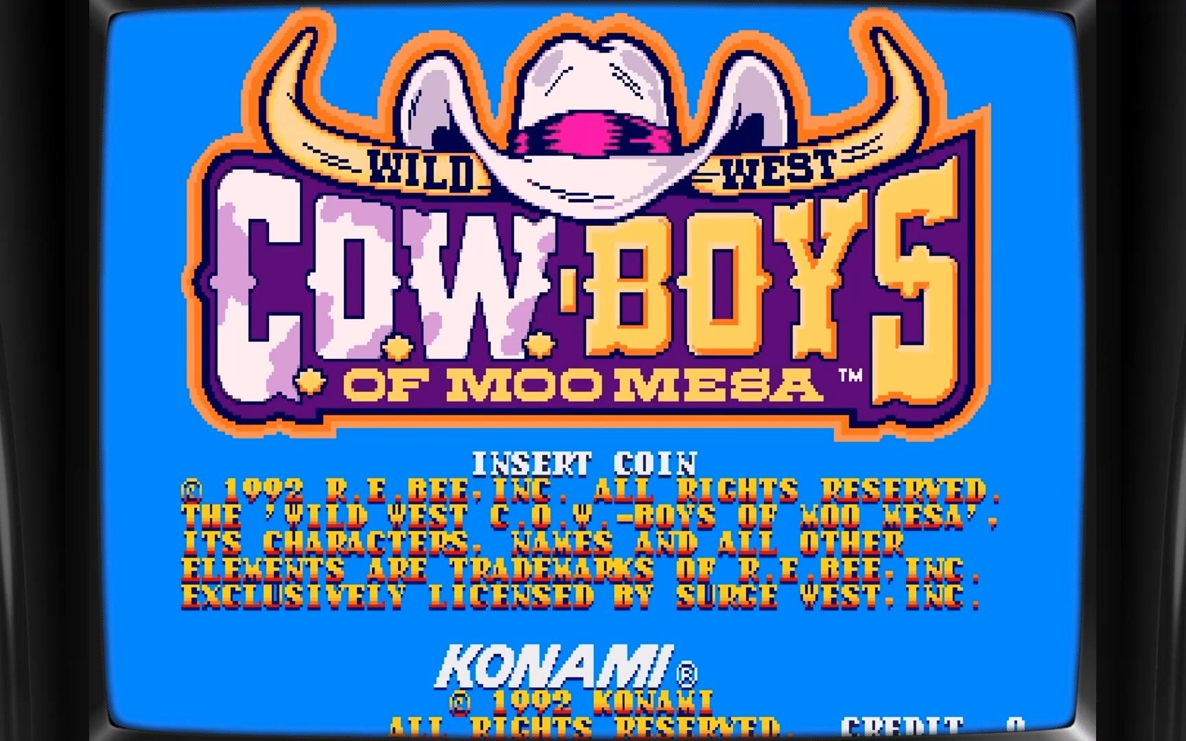 【蒙美萨的牛仔们】arcade 街机 怀旧经典游戏1080p 高清版