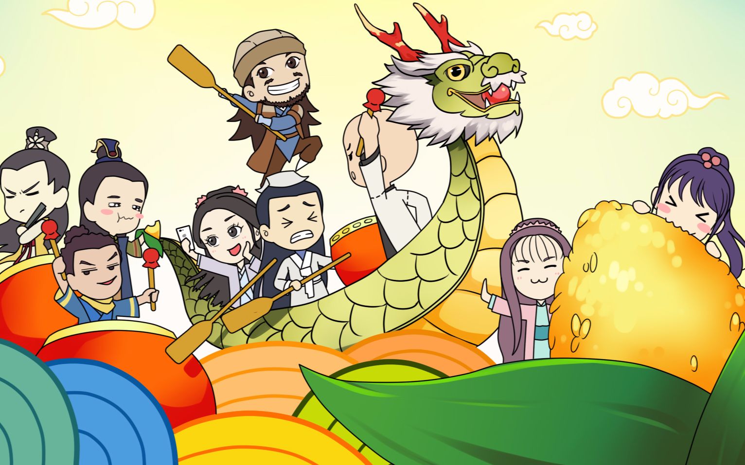 端午再现神人,逆天技能花式划龙舟!