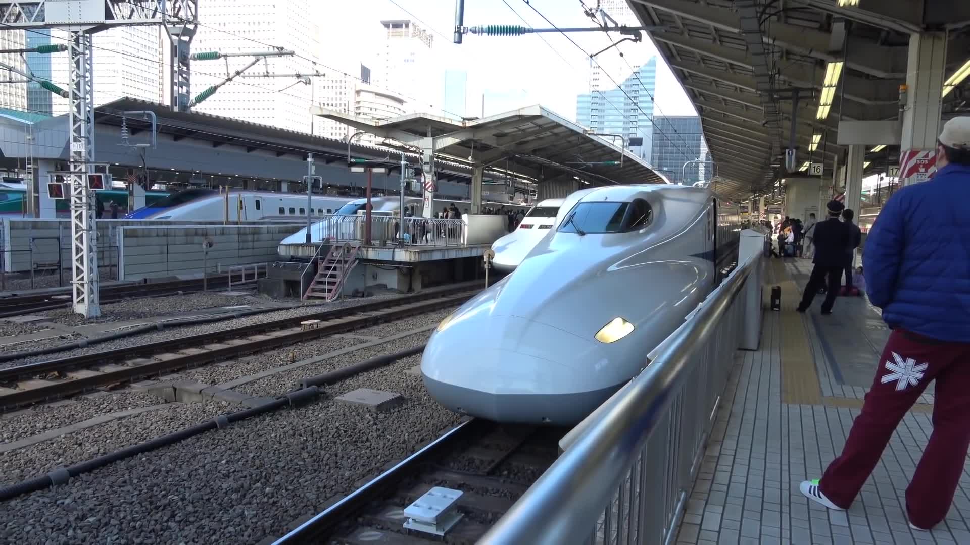 东京駅 年末の东海道新干线ラッシュアワー_哔哩哔哩_bilibili