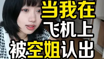 当我被空姐认出。全机组人员欢送我下飞机。。