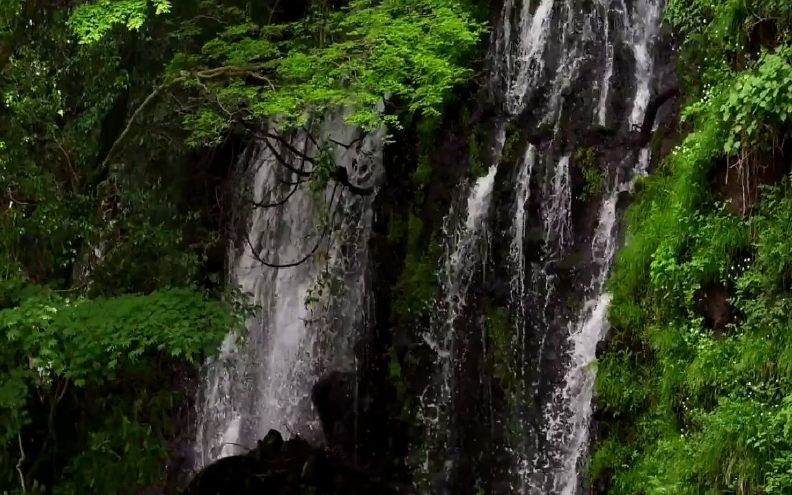 视频素材 ▏d40 超酷高山流水瀑布清新大自然景色美景旅游景区宣传片