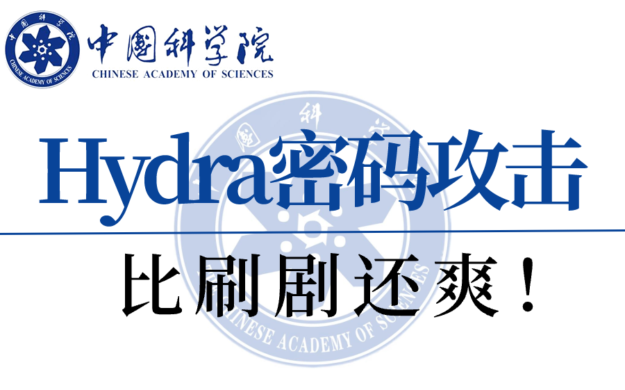 Hydra密码攻击免费使用教程!看这一篇就足够了!全程干货无废话这回稳了!哔哩哔哩bilibili