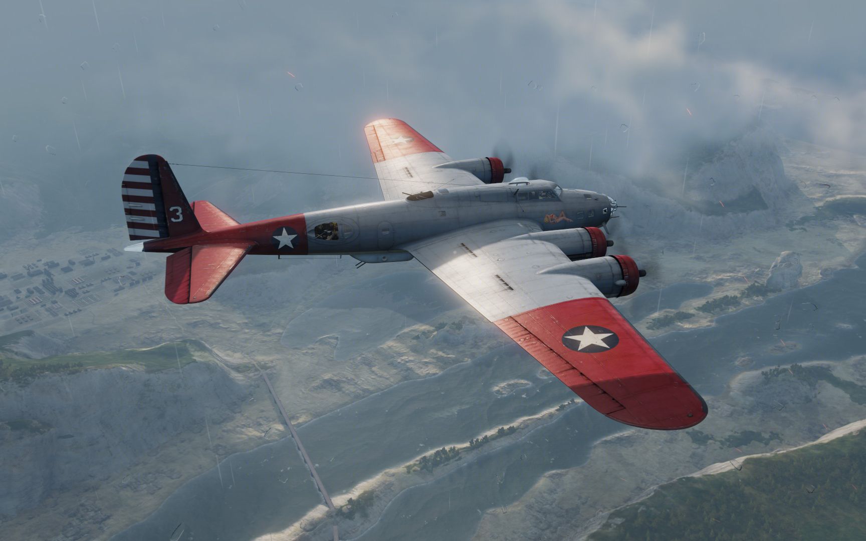 战机世界2.0美服娱乐:美系b17d空中堡垒_哔哩哔哩_bilibili