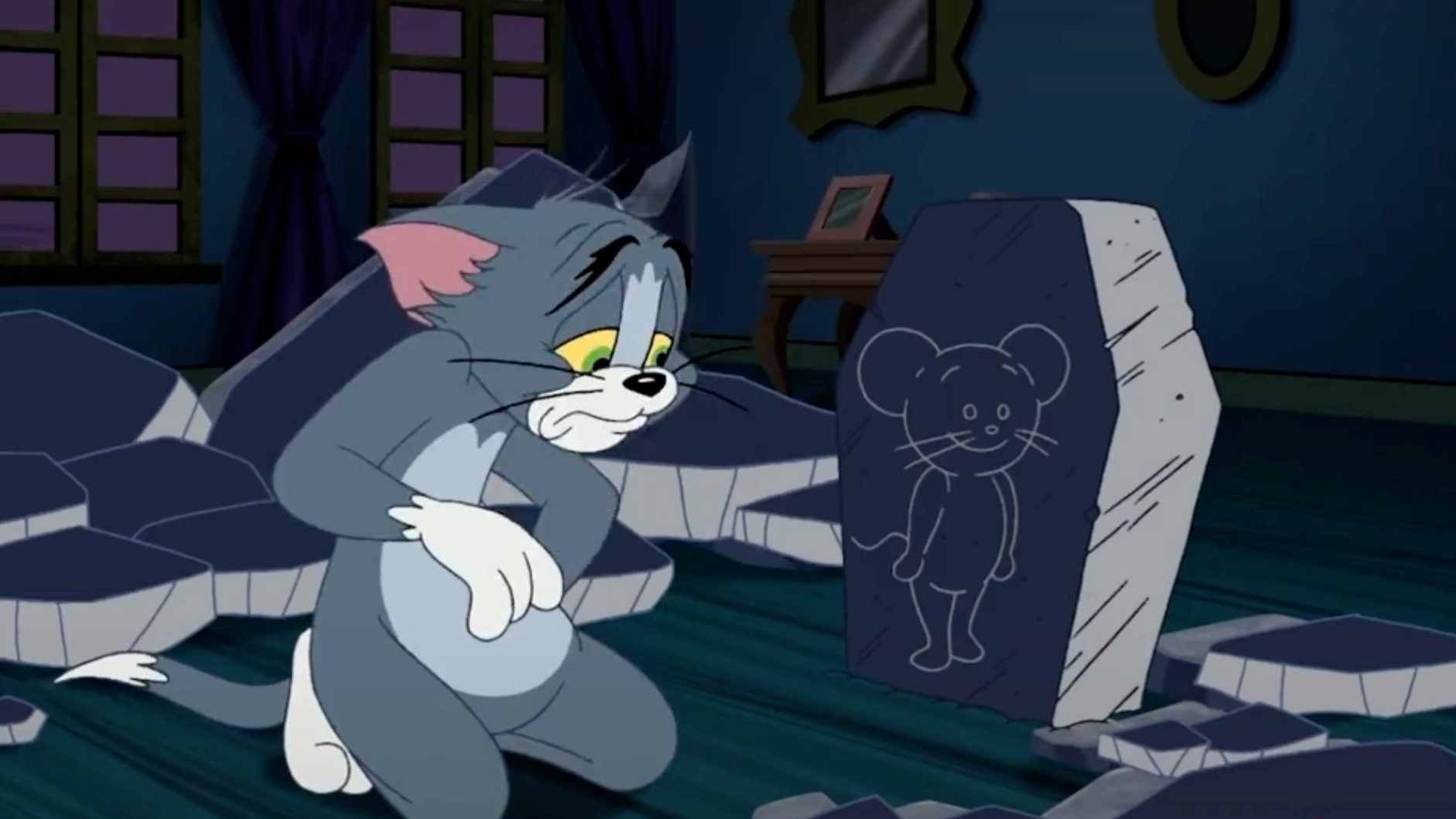 猫和老鼠,杰瑞死了,汤姆真的会很伤心.这集已经给出答案.