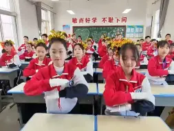 陕西彬州市城关小学：课桌操《中国字 中国人》