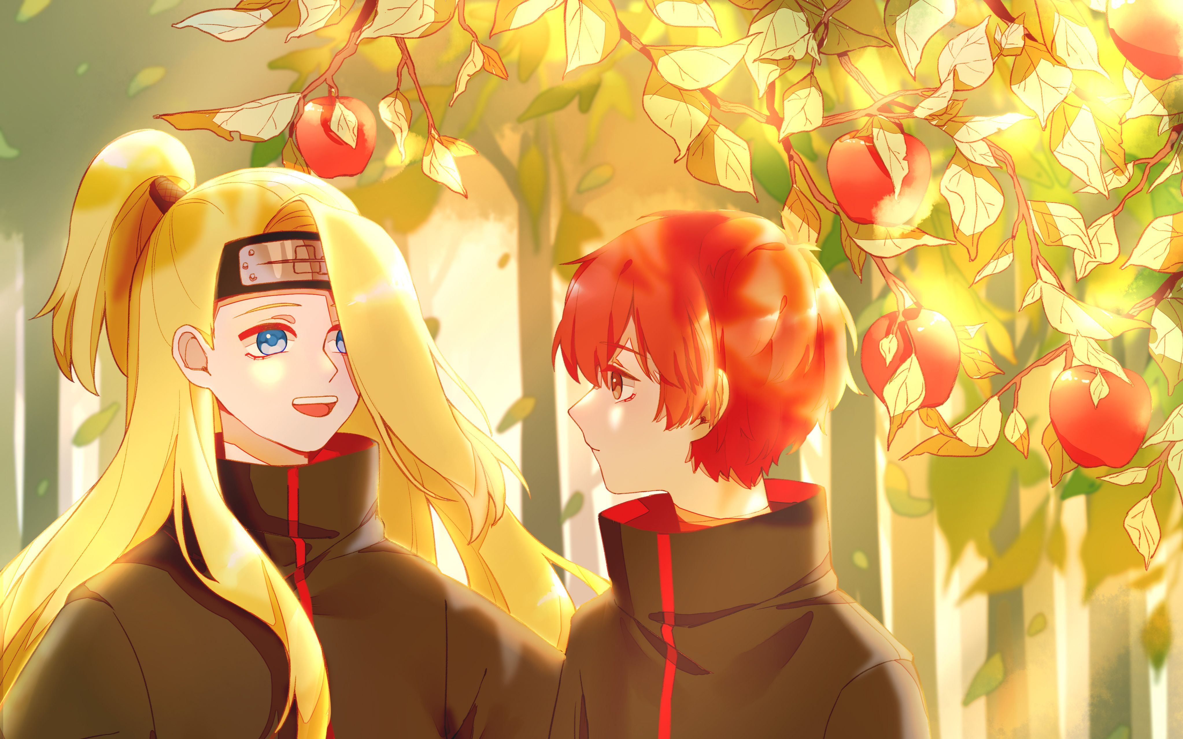 【火影】画一张在林子里散步的蝎迪