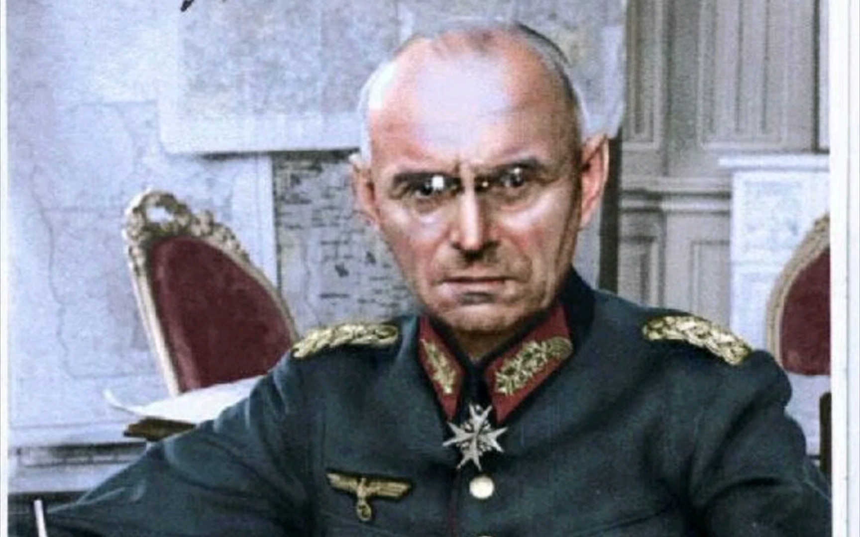 德国陆军步兵上将法肯豪森将军历史照片混剪