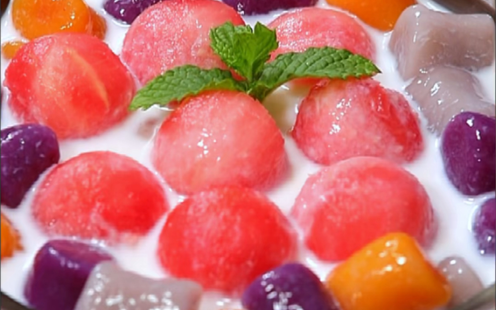 西瓜芋圆西米露