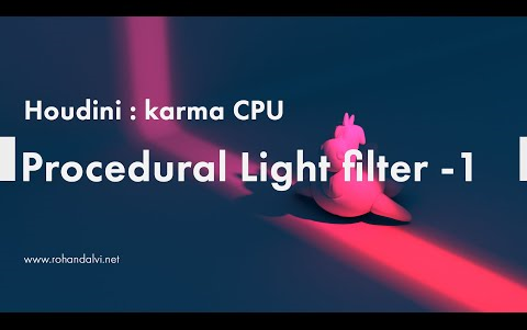 Houdini Karma CPU程序化滤光器哔哩哔哩bilibili