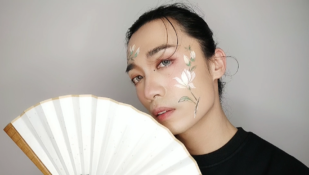 仙到爆的玉兰花妆容来了!化妆过