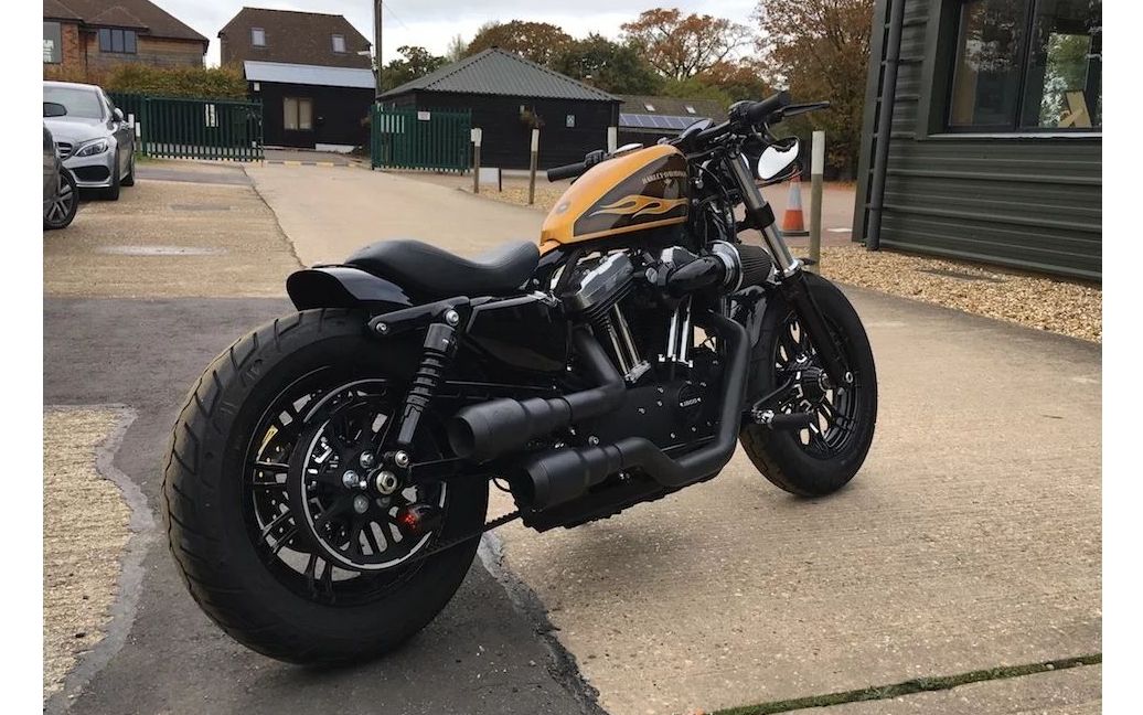 哈雷戴维森运动者x48经典改装流程记录25部分