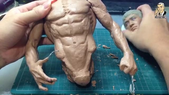 How to sculpt Hot Toys quality Bruce Lee  Part 23  Refining Arms哔哩哔哩bilibili