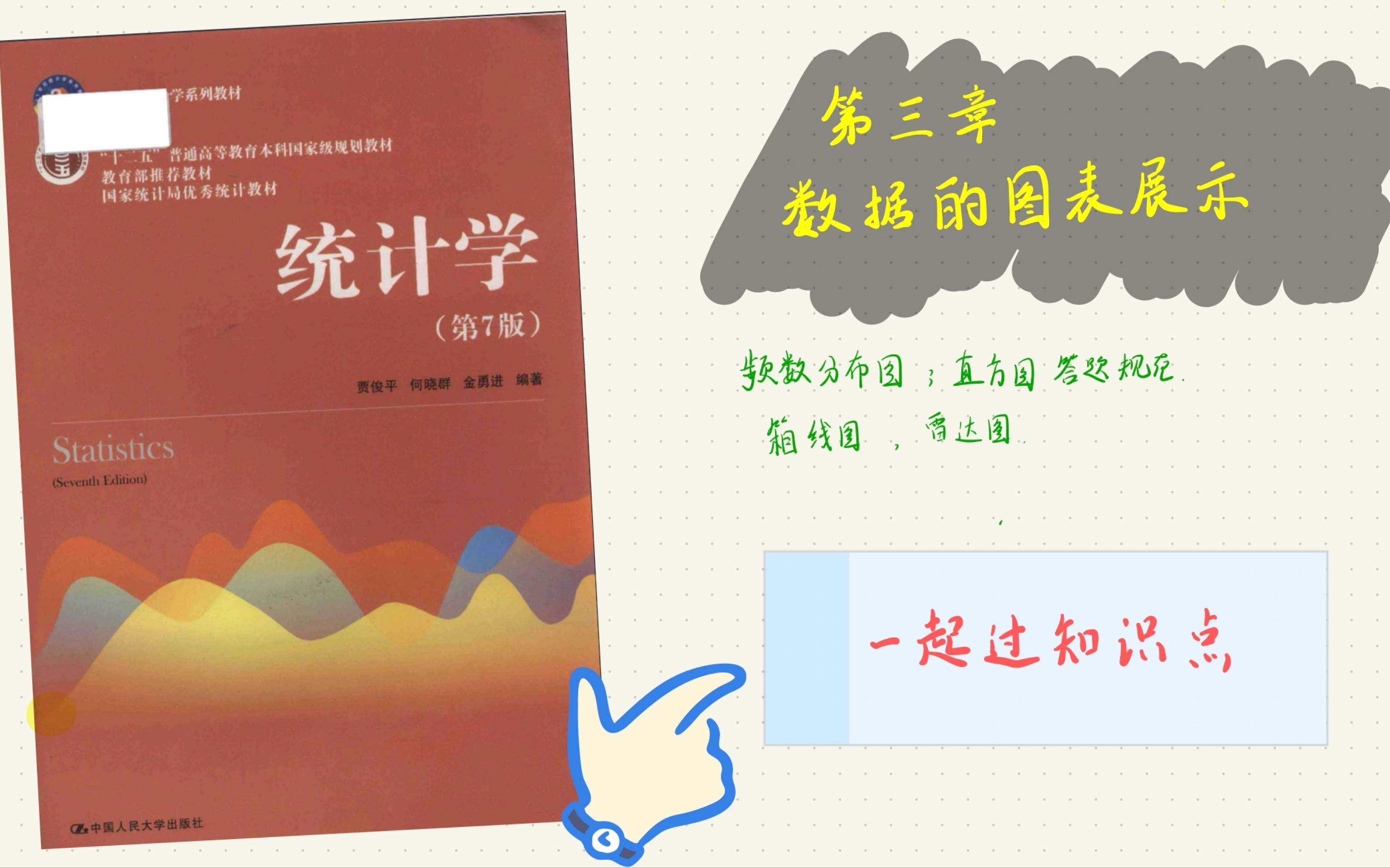 【应用统计学】贾俊平《统计学》第七版 第三章 数据的图表展示/统计学432 统计学848 期末复习哔哩哔哩bilibili