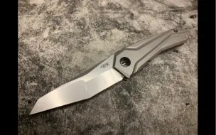 【折刀】ZT 0055 美国零误差与GTC合作款 隐藏快开鳍与复杂几何刃形