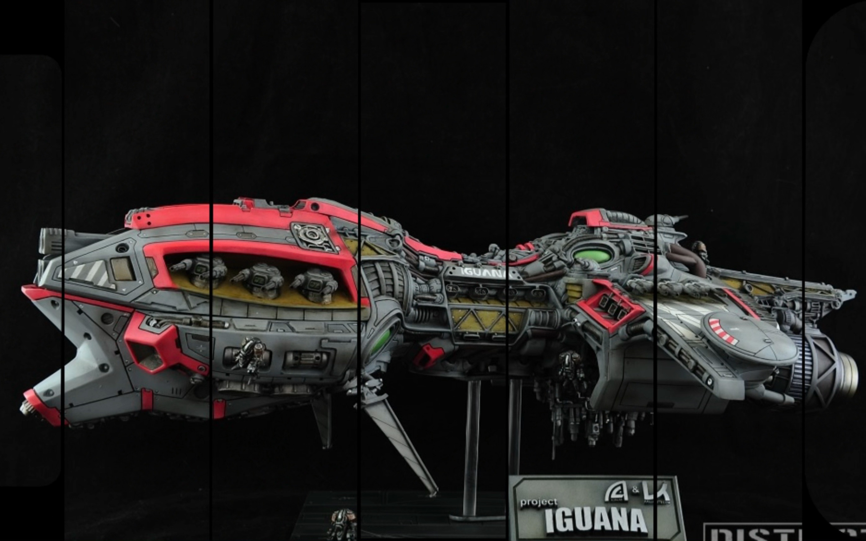 绝版套件 kallamity 1:1500 鬣蜥号 星际战舰