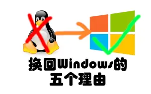 Download Video: 避免盲从！为什么要放弃Linux？换回Windows的五大理由