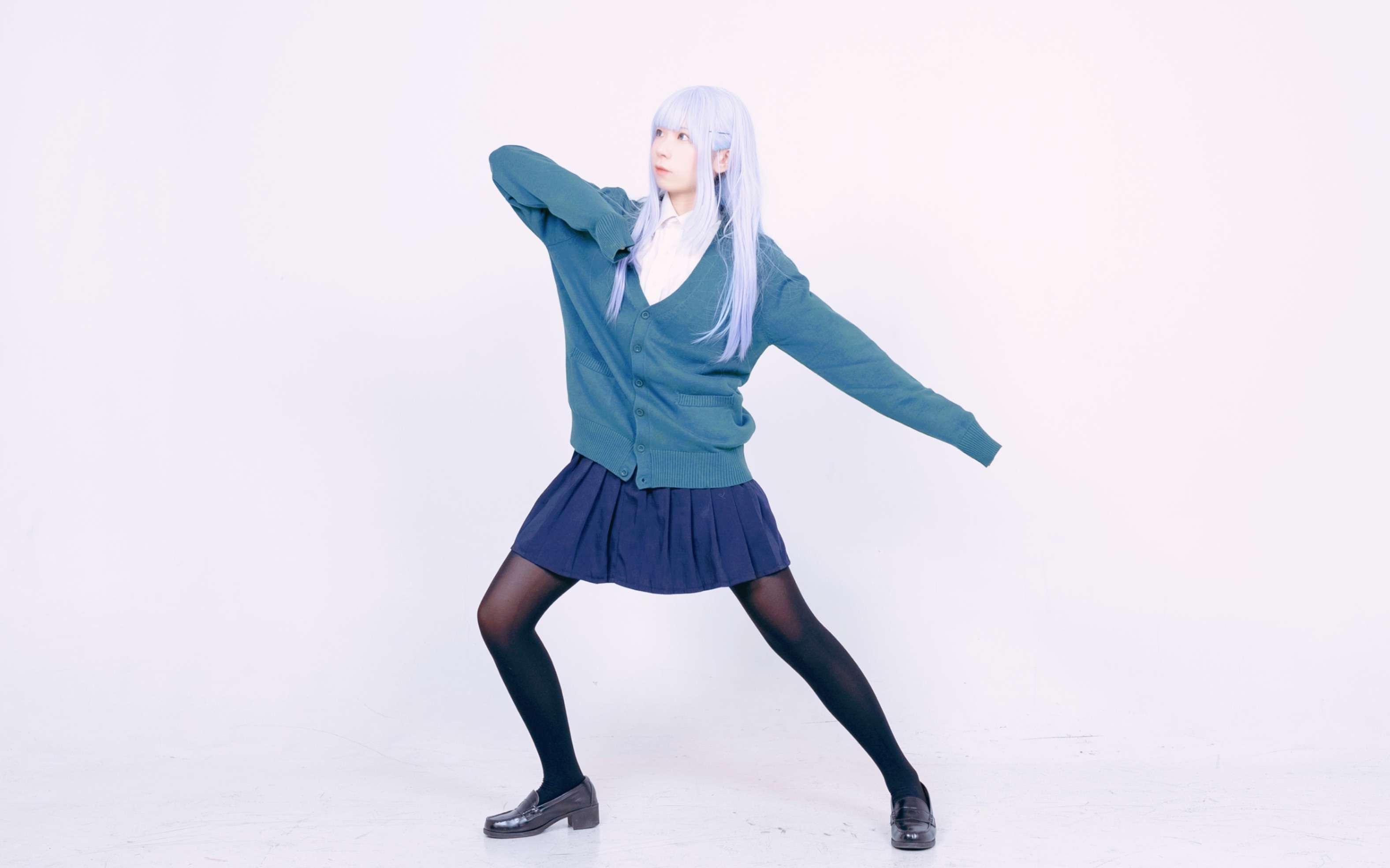 阿波连玲奈cos测不准的阿波连同学ed舞蹈翻跳原生面瘫本色出演