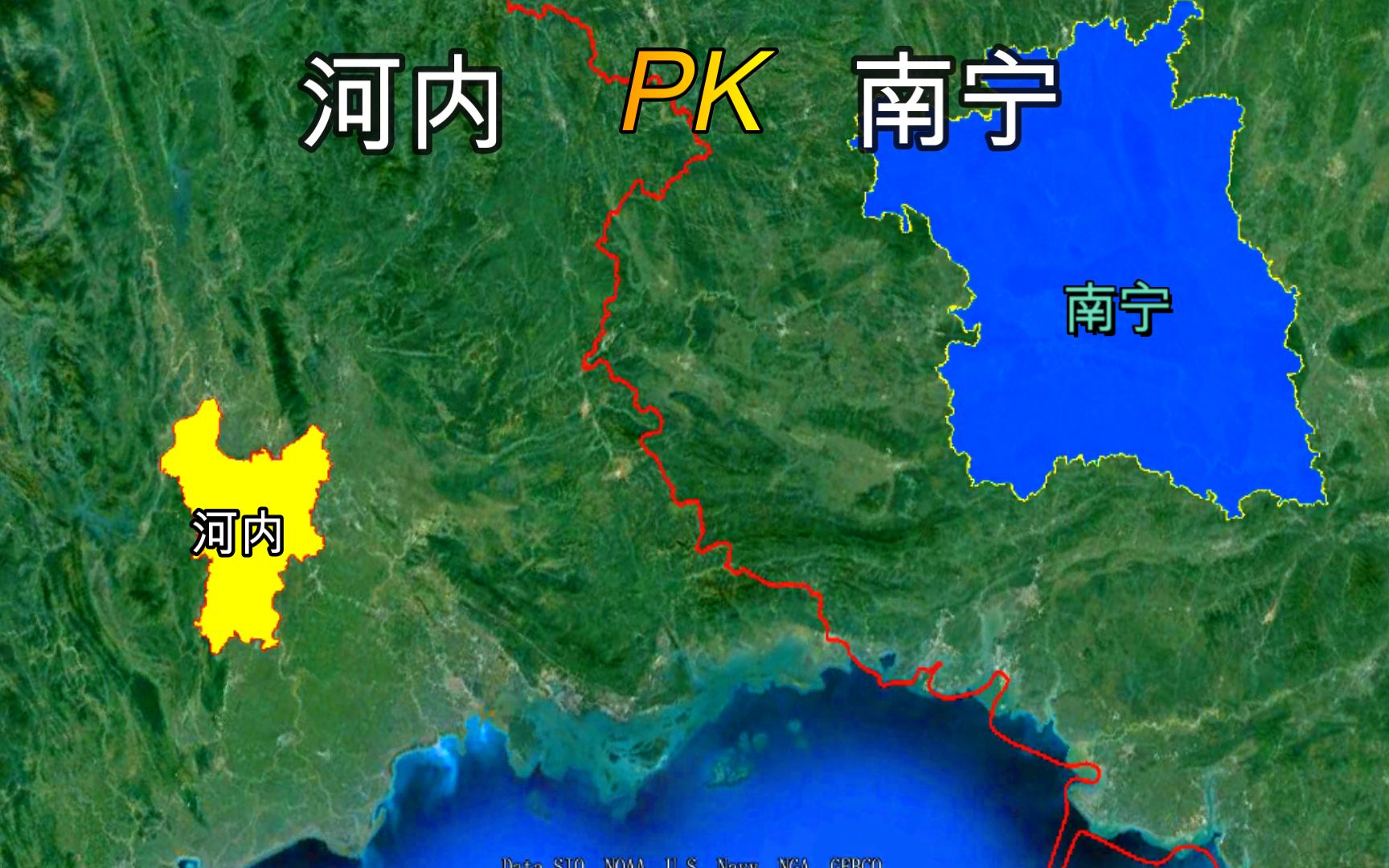 近年发展迅速的越南河内,能比得上广西省会南宁吗?