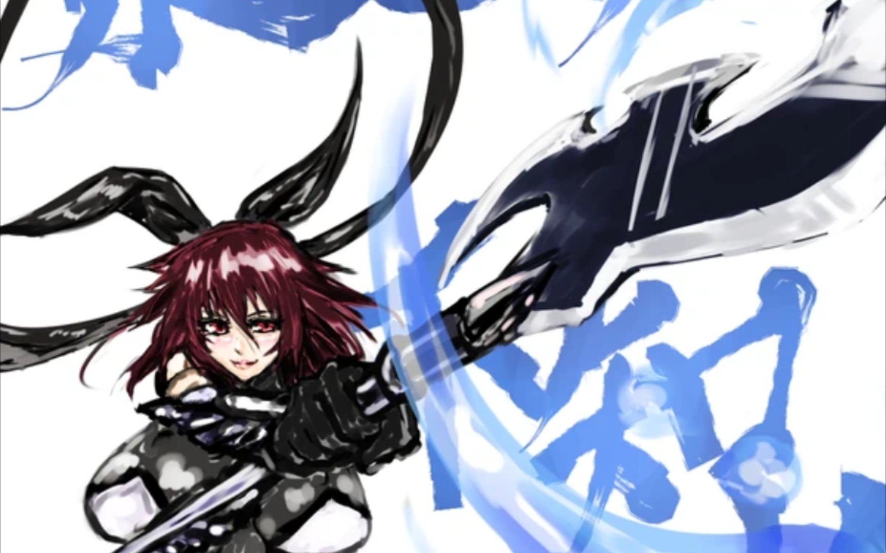 搬运自油管action对魔忍水城不知火全技能辅助武器演示加实战演示