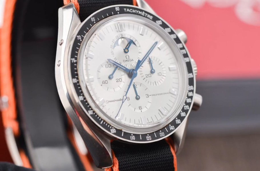 有原装表盒及机芯证书】品牌:欧米茄 omega系列:02超霸登月白金计时