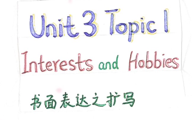 [图]仁爱版八年级Unit3Topic1书面表达之扩写（一）