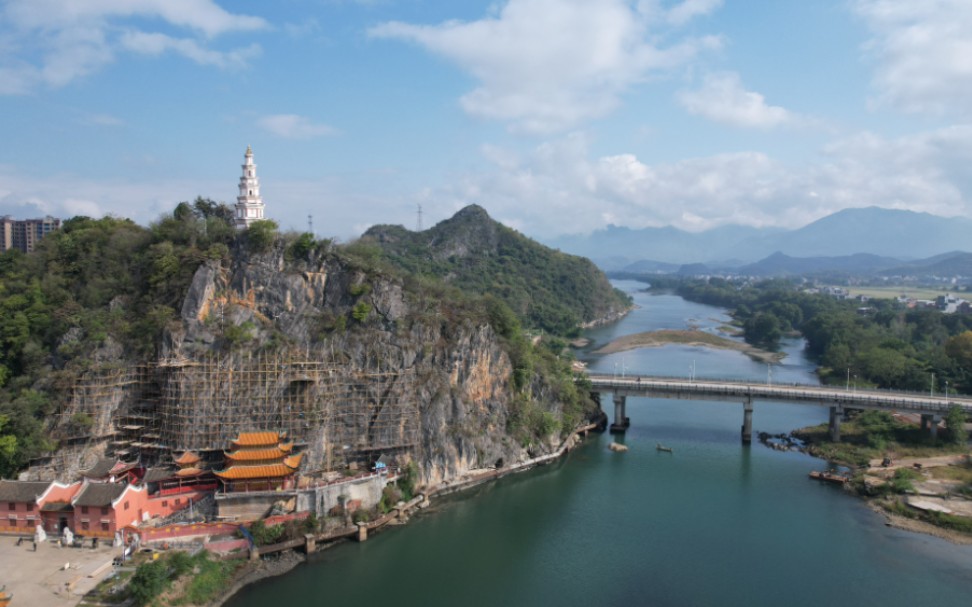 故乡游,看江华豸山凌云塔,游牛牯岭苦茶园