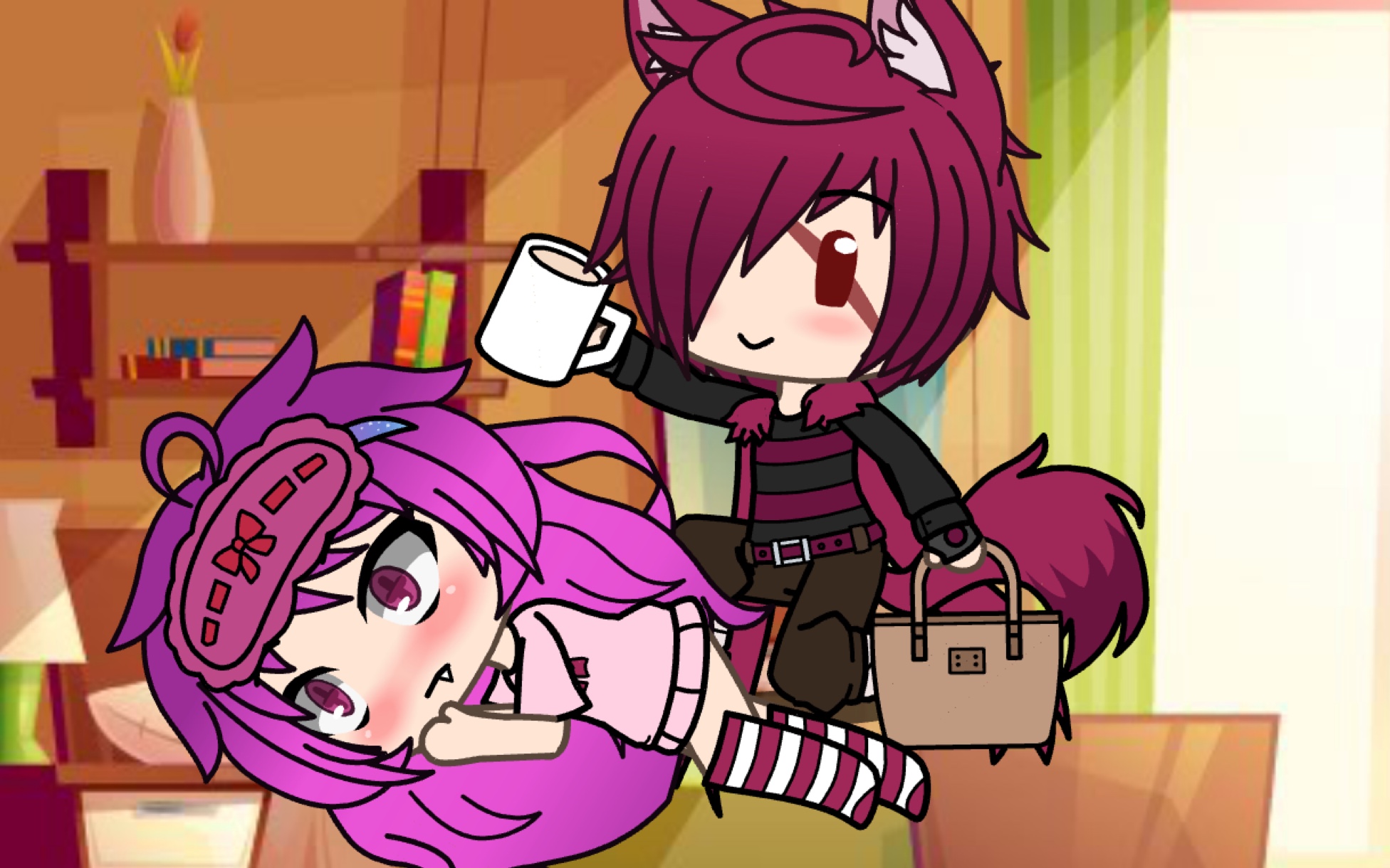 天与魔gachalife短片喝茶教育