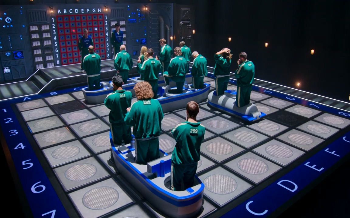 美国娱乐综艺真人秀中文字幕鱿鱼游戏真人版第三集军棋游戏以前从来没