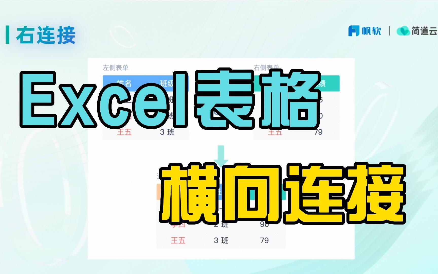 Excel表格横向连接,合并多张工作表哔哩哔哩bilibili