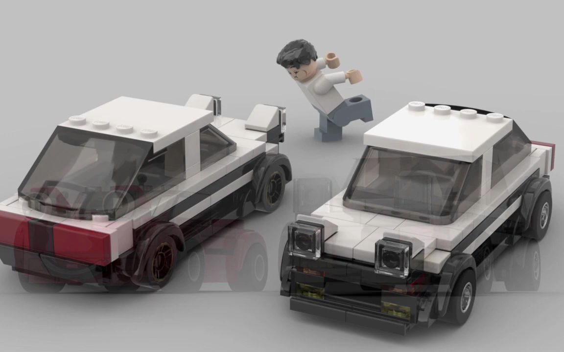 【乐高moc】丰田ae86_哔哩哔哩_bilibili