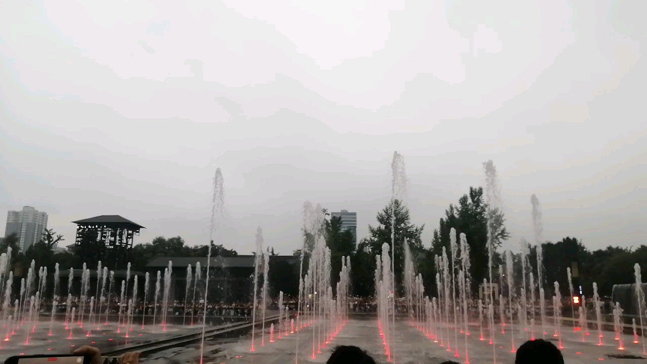 大唐不夜城音乐喷泉