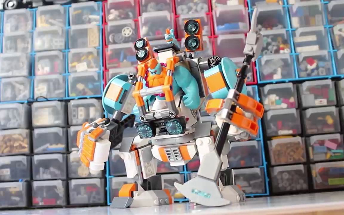 乐高 悟空小侠 沙大力能量装载机甲 80025 速拼