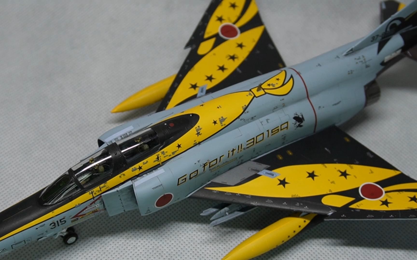 长谷川 1/72 f-4ej 战斗机模型制作