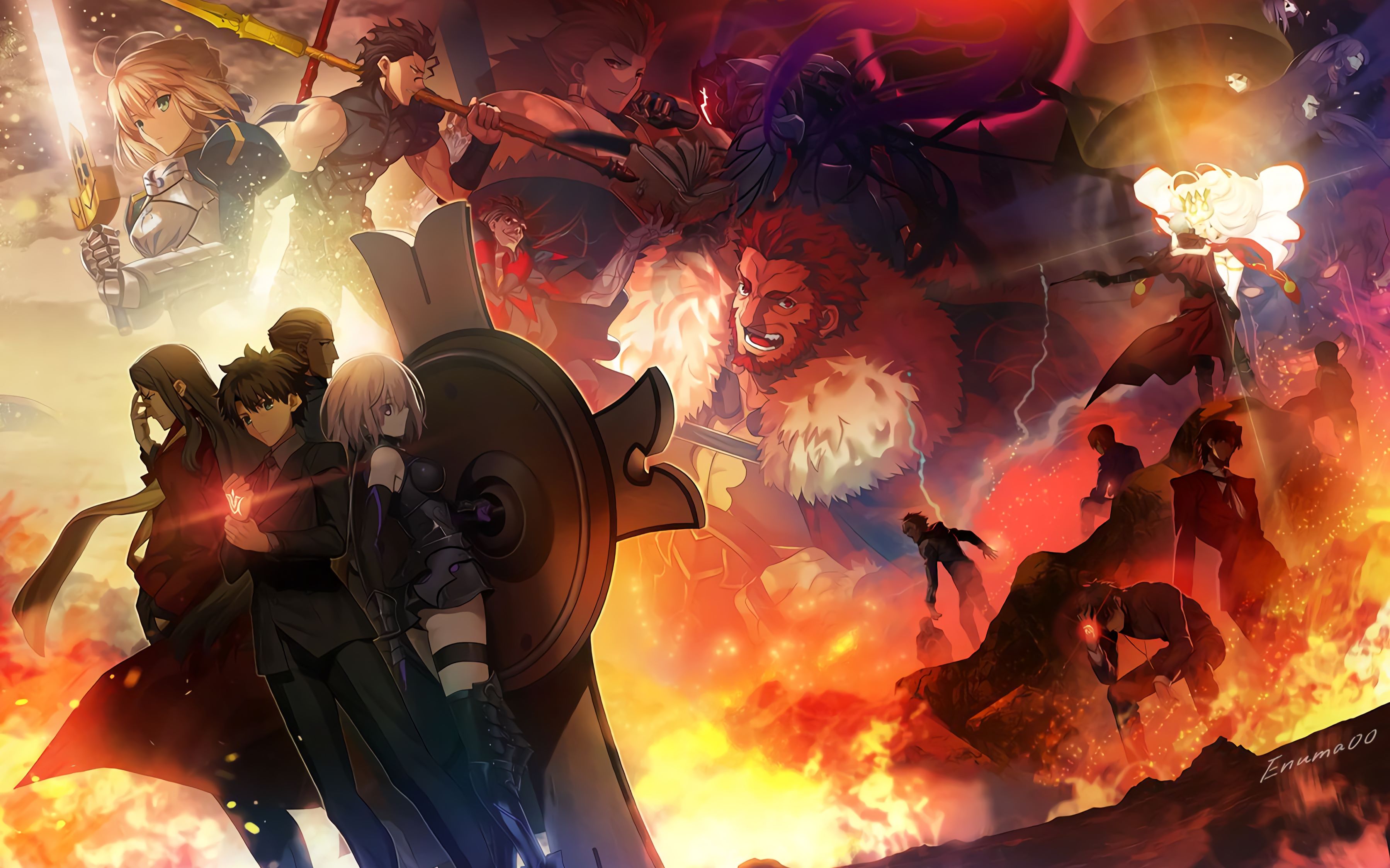 活动作品高燃踩点fate若能歌唱必为战斗之音