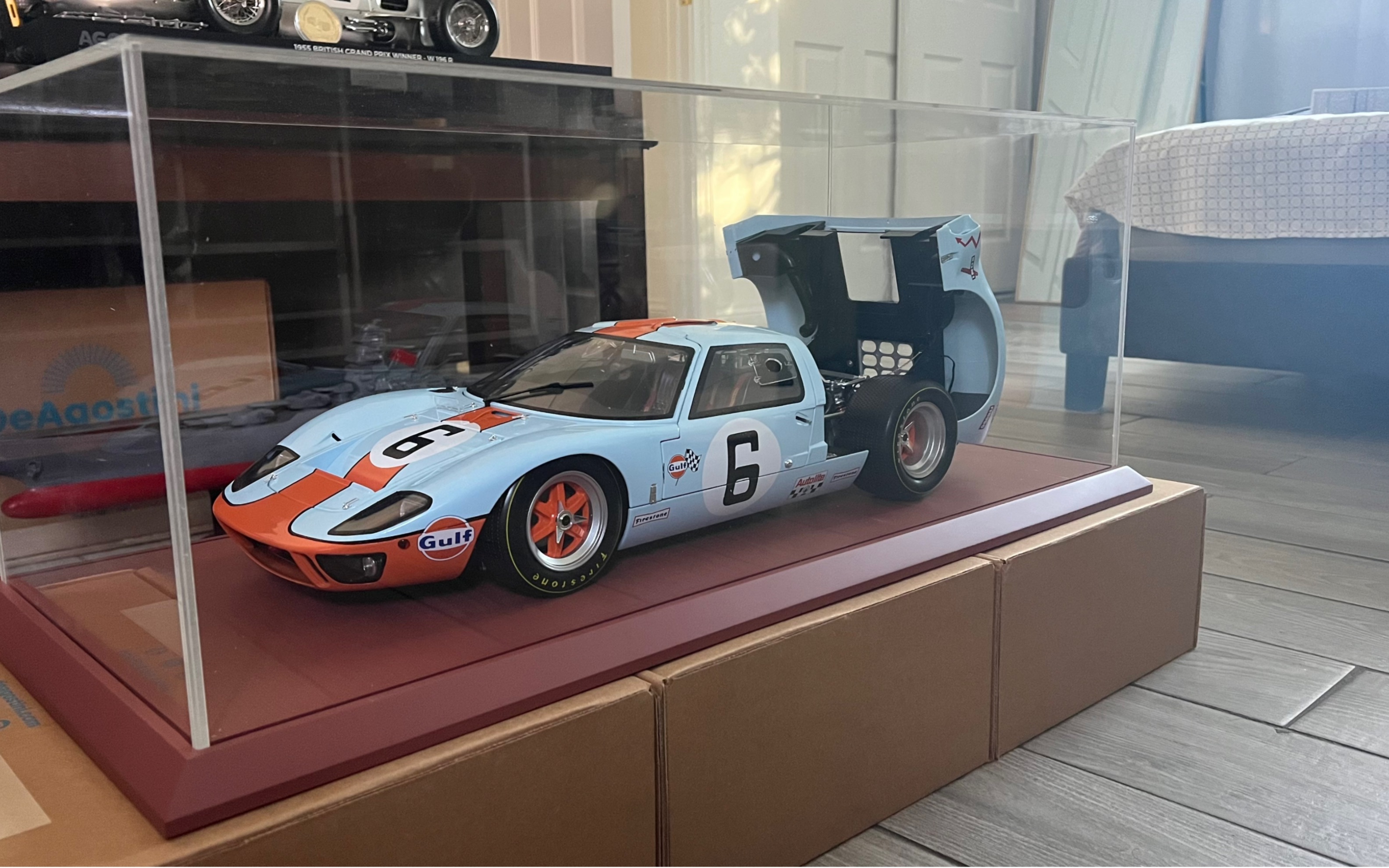 1/8 1969福特gt40拼装模型第1-4期