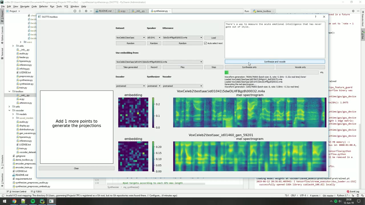 实时语音克隆,语音复制 RealTime Voice Cloning Toolbox 如何模仿一个人说话的声音?只需5秒钟即可克隆别人的声音哔哩哔哩bilibili