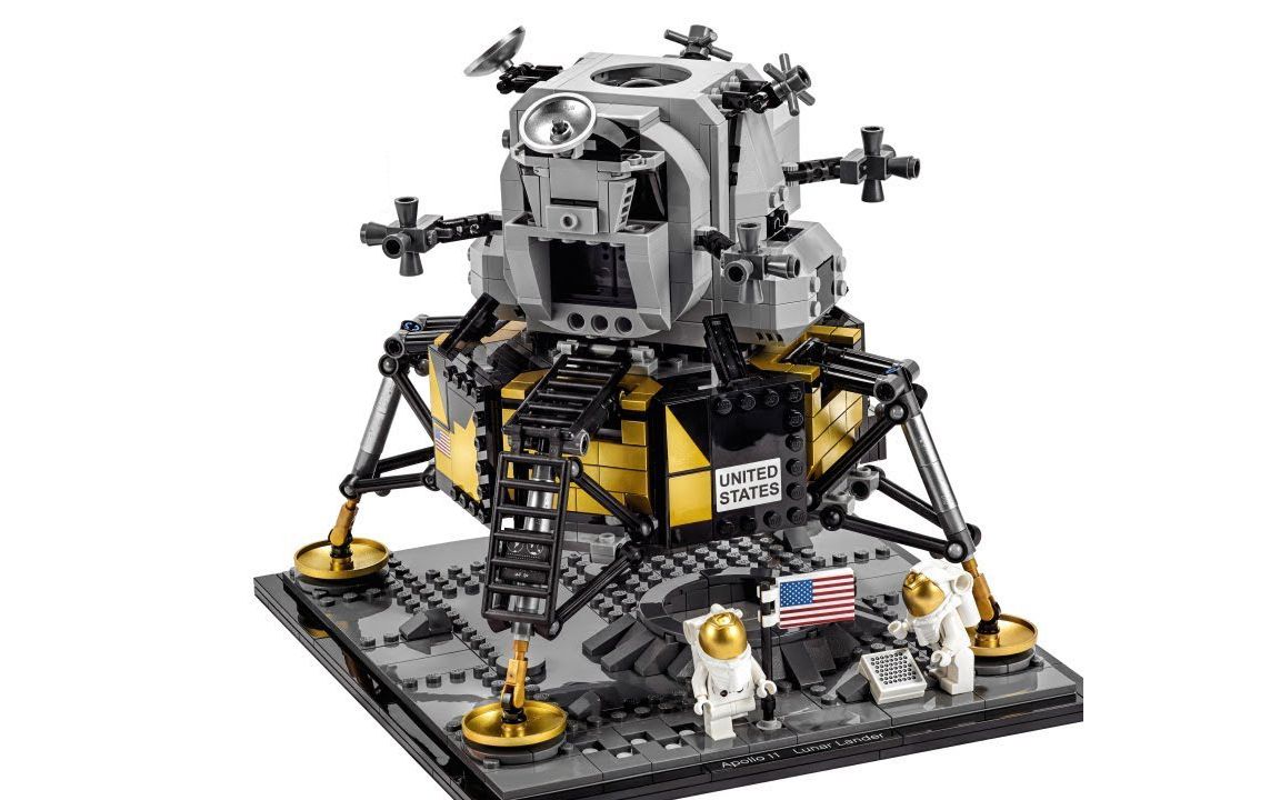 乐高lego 10266 创意百变高手 月球阿波罗11号登月仓 拼搭搬砖视频