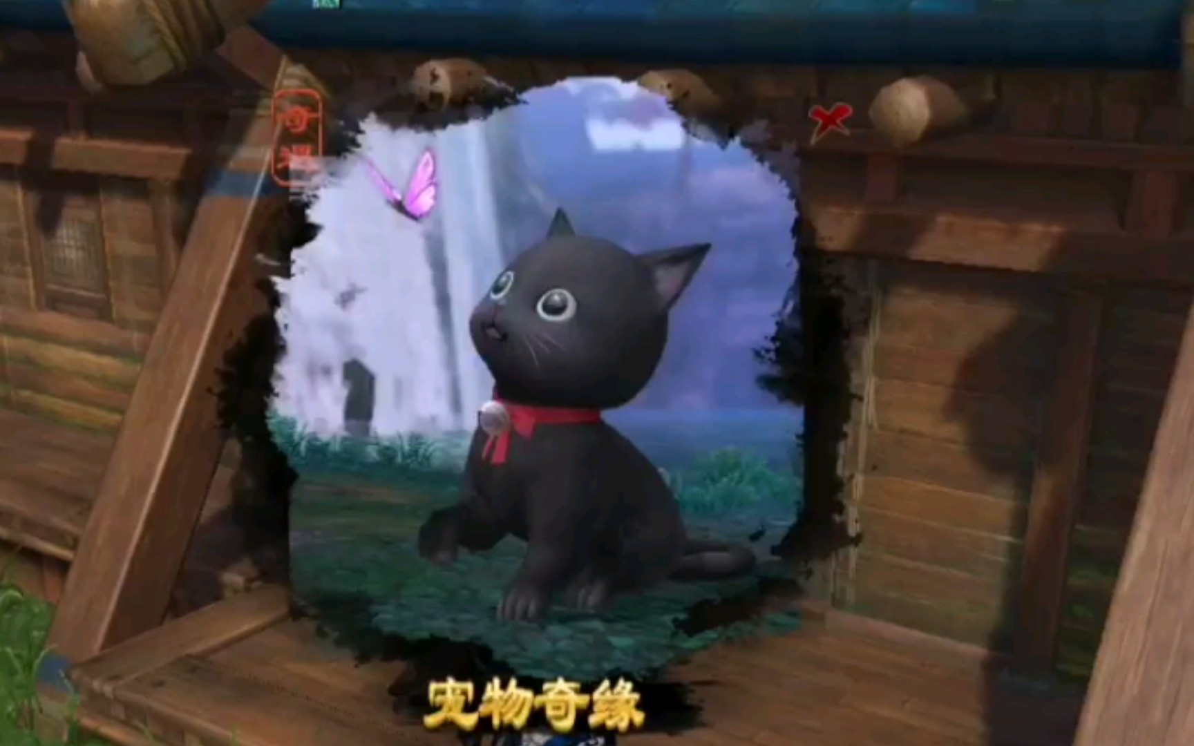 活动作品剑三宠物奇遇落墨苍山洱海黑猫攻略