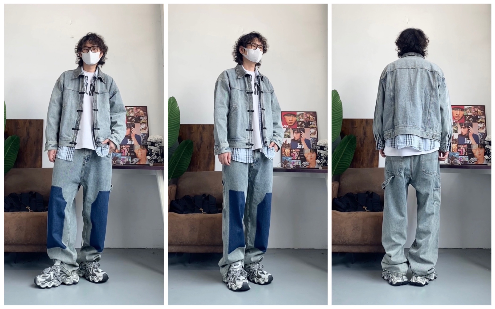 早秋氛围感OOTD/一身牛仔真的很帅哦太酷了.哔哩哔哩bilibili