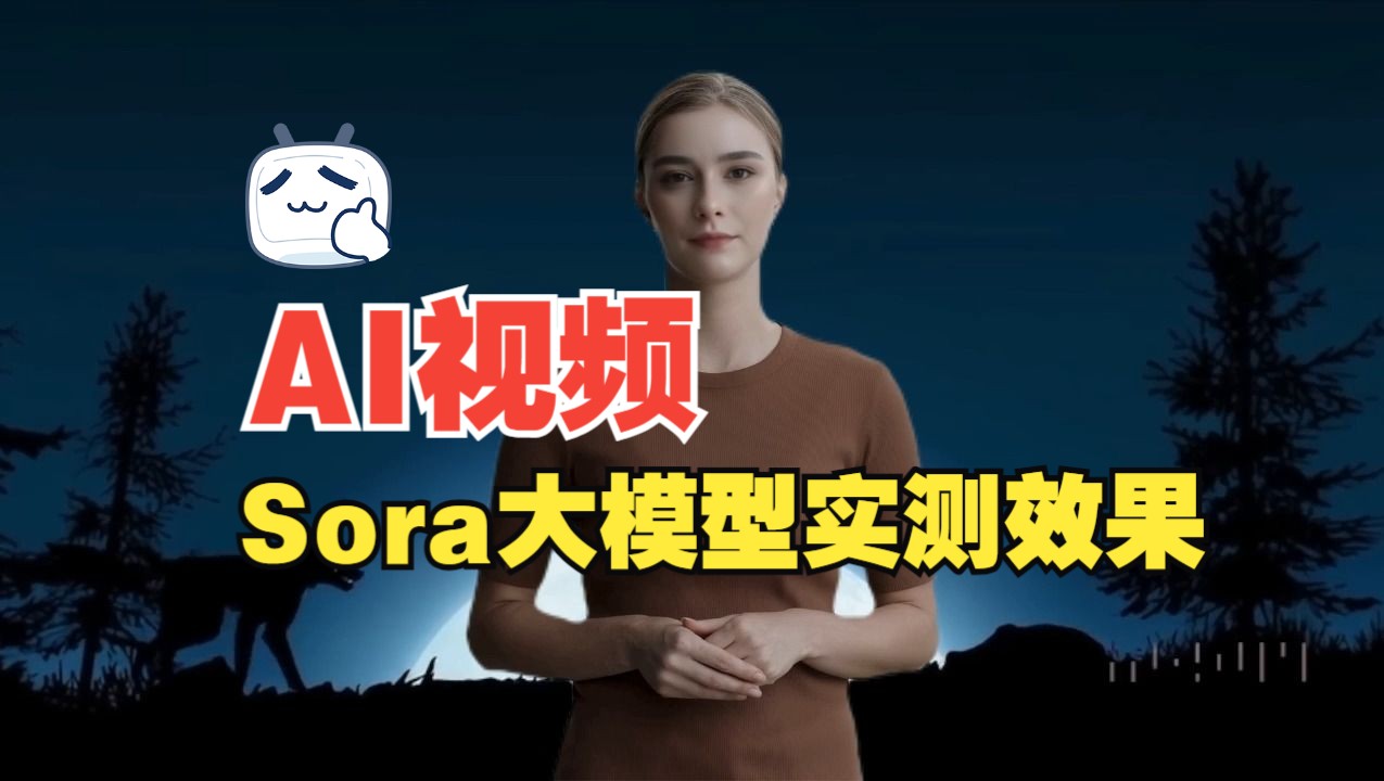 AI视频大模型Sora,来看一下它的实际测试效果吧!哔哩哔哩bilibili