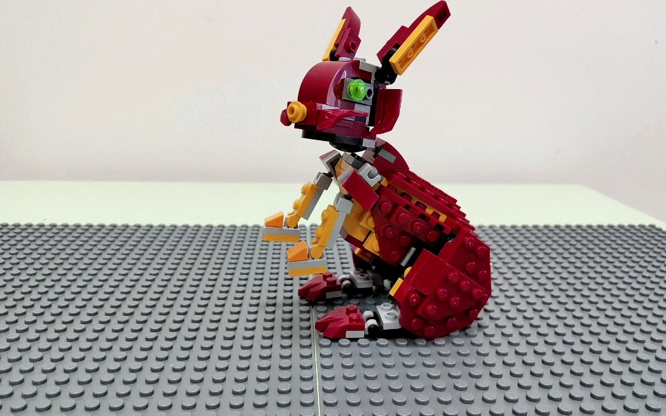 乐高31073moc作品——生肖兔子