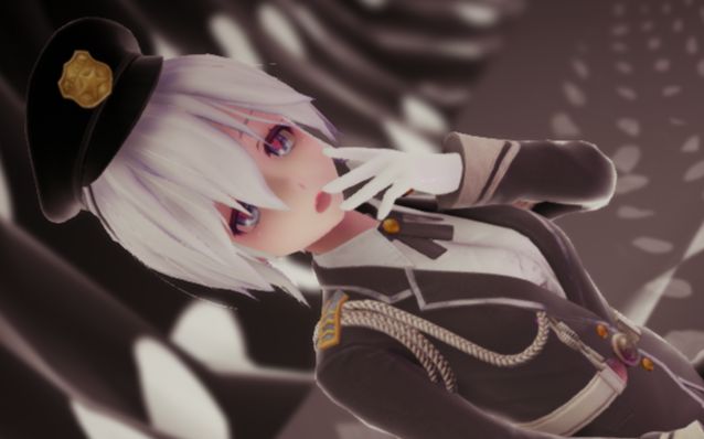 军服弱音mmd如果这样能让长官放松一点的话