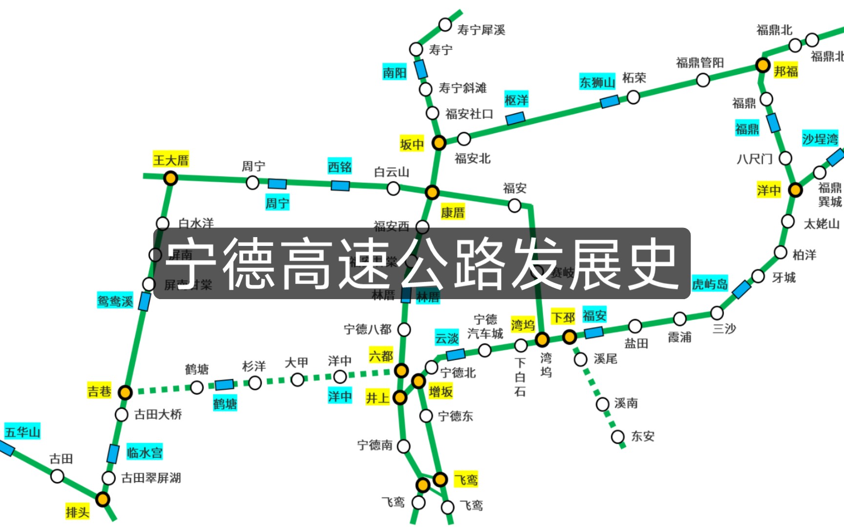 宁德高速公路发展史(2000未来)哔哩哔哩bilibili