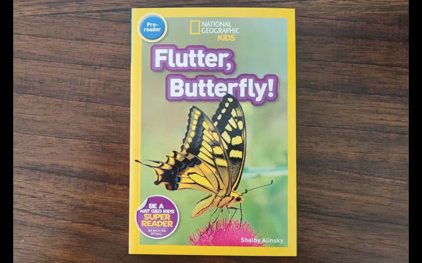 [图]Flutter,Butterfly儿童英文启蒙绘本 国家地理杂志儿童版《飞舞吧，蝴蝶！》适合低幼儿童